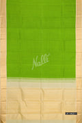 Parrot Green Kanchipuram Silk Saree