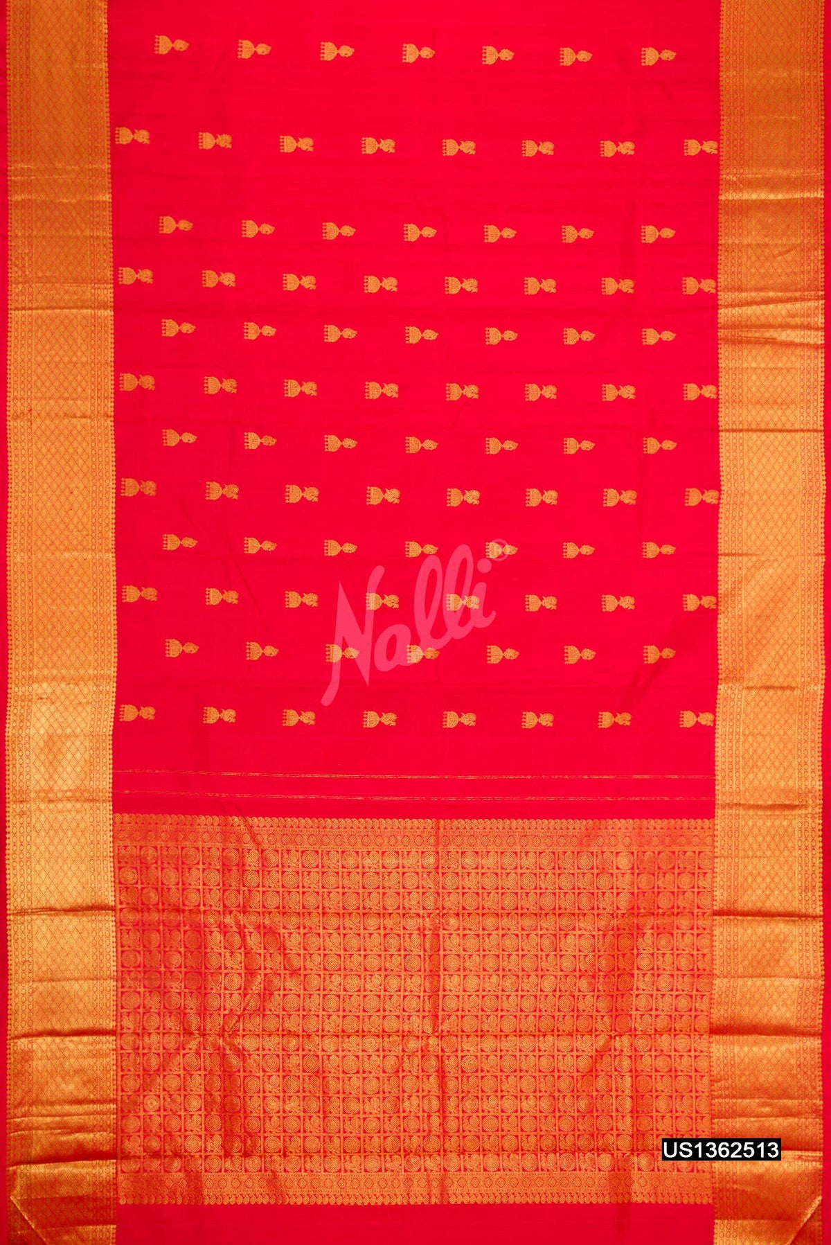 Red Kanchipuram Silk Saree