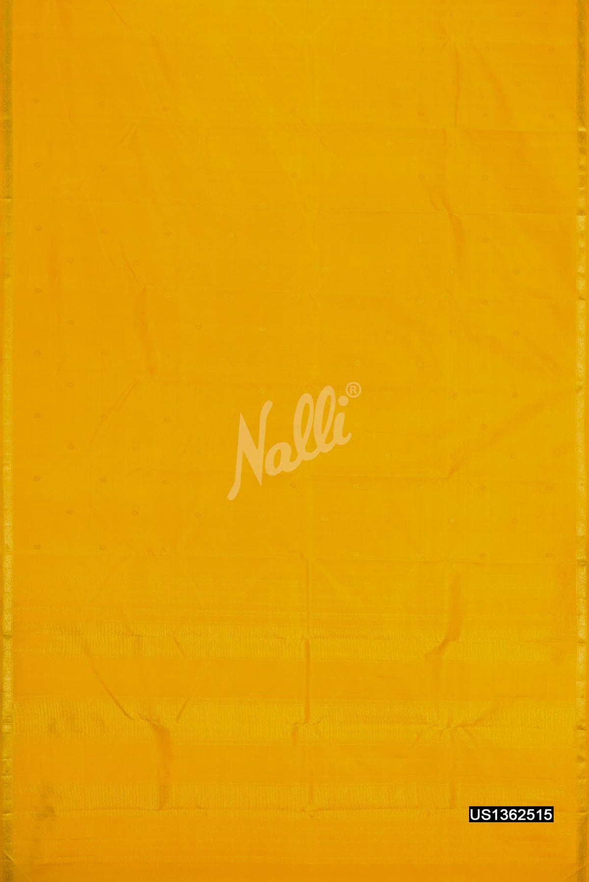 Yellow Kanchipuram Silk Saree