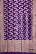 Purple Banarasi Silk Saree