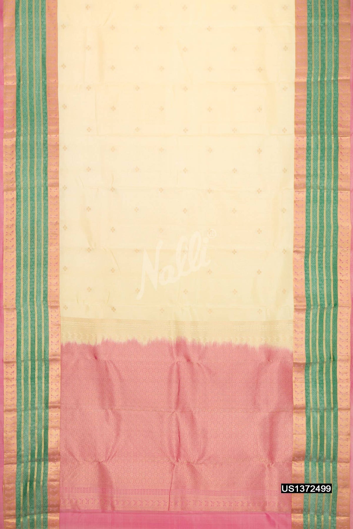 Sandal Kanchipuram Silk Saree