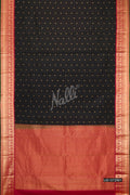 Black Kanchipuram Silk Saree