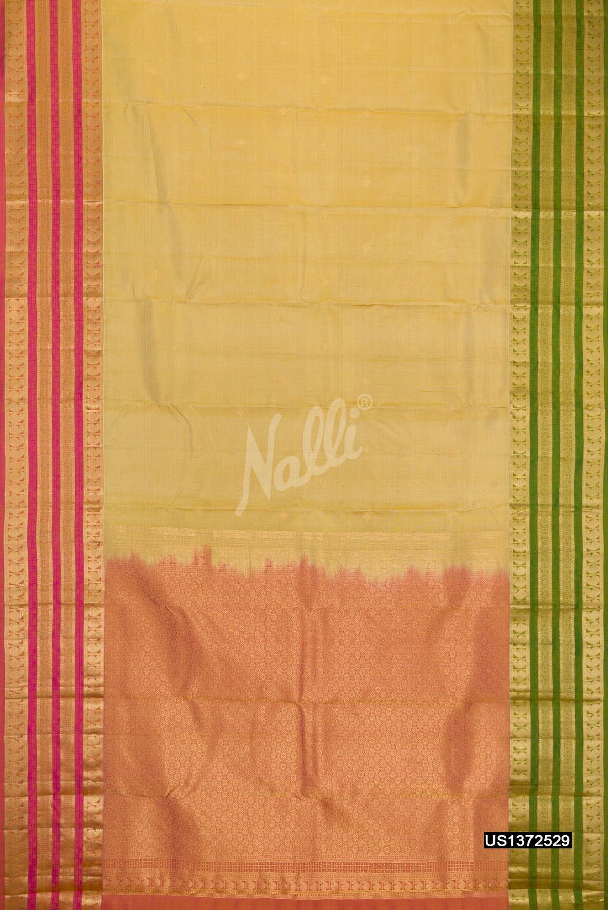 Light Green Kanchipuram Silk Saree